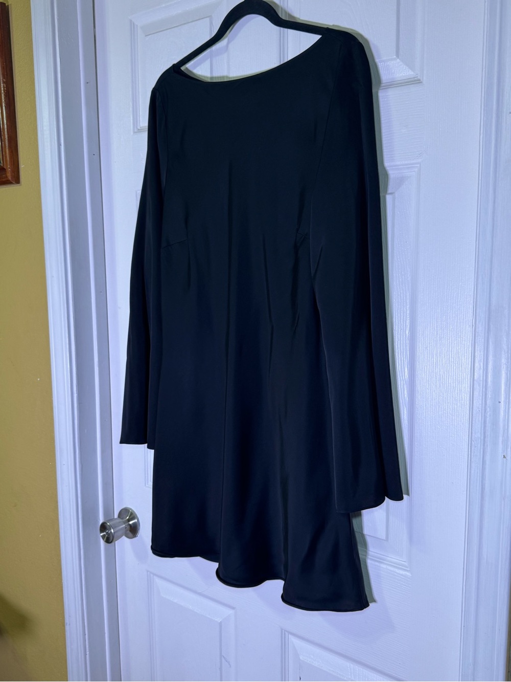 French Connection Black Long-Sleeve Mini Dress - Picture 6 of 11